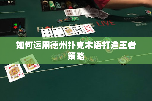 如何运用德州扑克术语打造王者策略