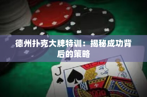 德州扑克大牌特训：揭秘成功背后的策略