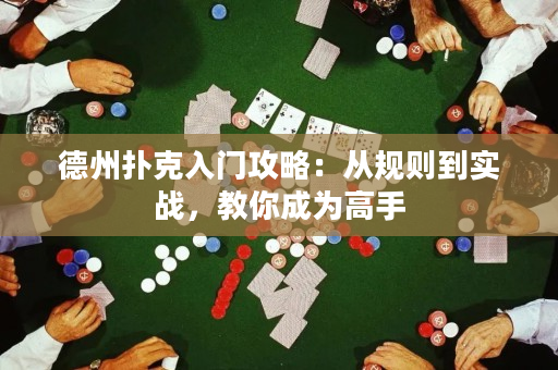 德州扑克入门攻略：从规则到实战，教你成为高手