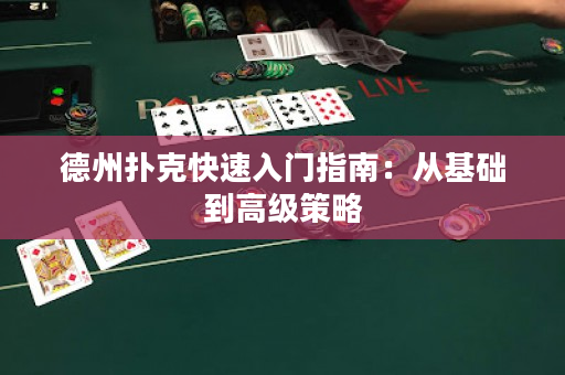 德州扑克快速入门指南：从基础到高级策略