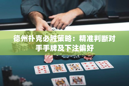 德州扑克必胜策略：精准判断对手手牌及下注偏好