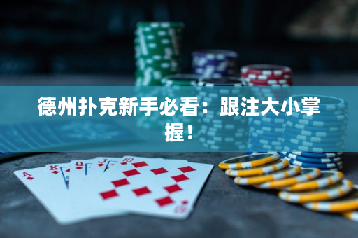 德州扑克新手必看：跟注大小掌握！