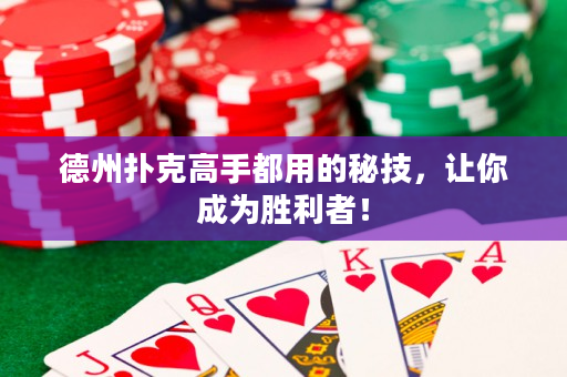 德州扑克高手都用的秘技，让你成为胜利者！