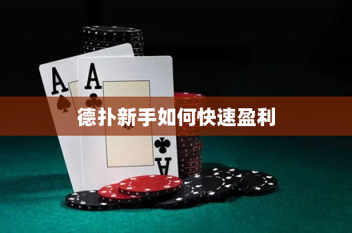 德扑新手如何快速盈利