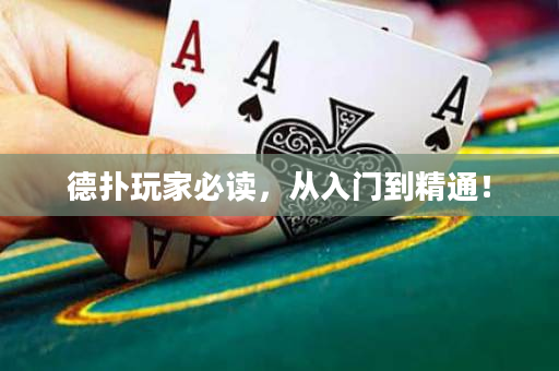 德扑玩家必读，从入门到精通！
