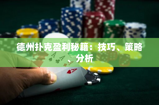 德州扑克盈利秘籍：技巧、策略、分析