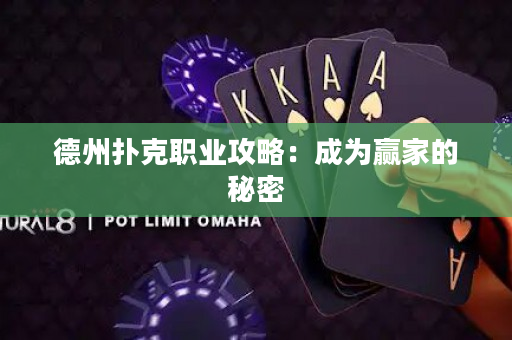 德州扑克职业攻略：成为赢家的秘密