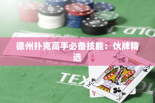 德州扑克高手必备技能：伙牌精选