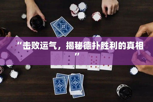 “击败运气，揭秘德扑胜利的真相”