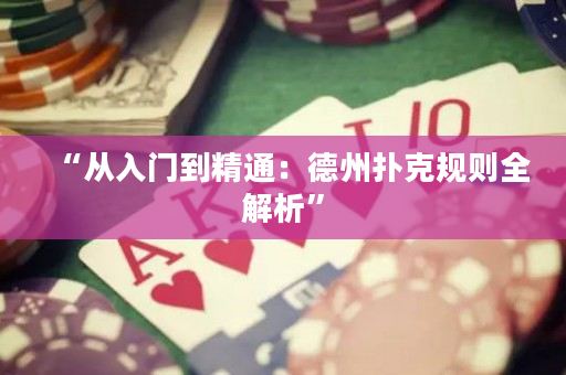 “从入门到精通：德州扑克规则全解析”