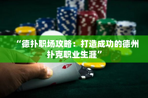 “德扑职场攻略：打造成功的德州扑克职业生涯”