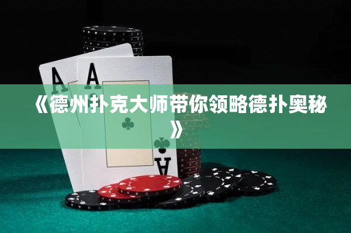 《德州扑克大师带你领略德扑奥秘》