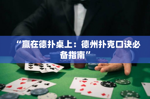 “赢在德扑桌上：德州扑克口诀必备指南”