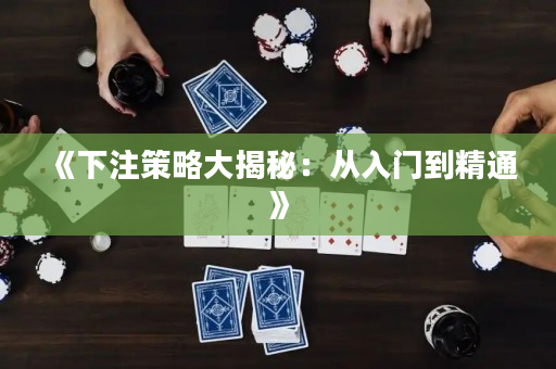 《下注策略大揭秘：从入门到精通》