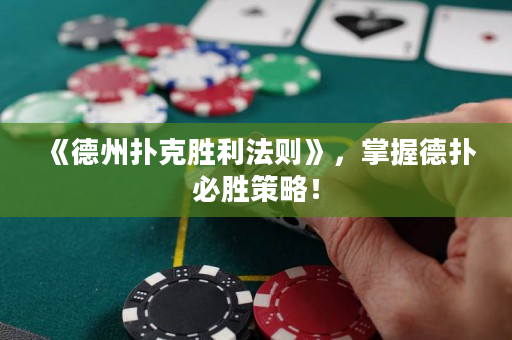 《德州扑克胜利法则》，掌握德扑必胜策略！