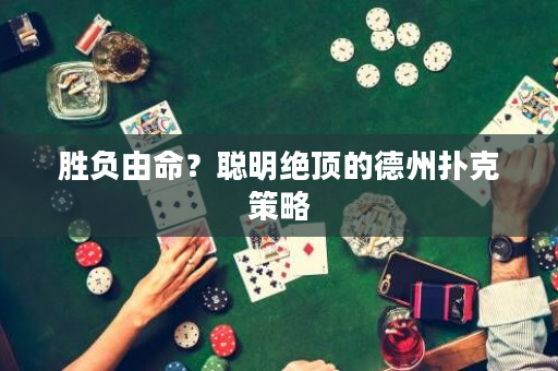 胜负由命？聪明绝顶的德州扑克策略
