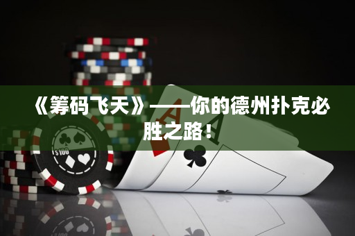 《筹码飞天》——你的德州扑克必胜之路！