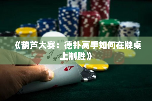 《葫芦大赛：德扑高手如何在牌桌上制胜》