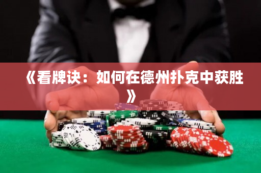 《看牌诀：如何在德州扑克中获胜》