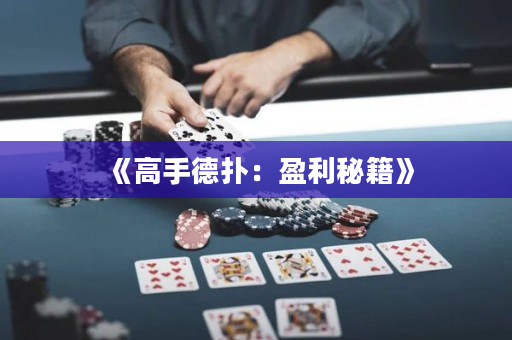 《高手德扑：盈利秘籍》