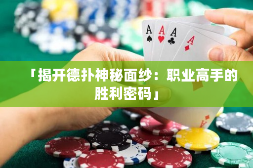 「揭开德扑神秘面纱：职业高手的胜利密码」