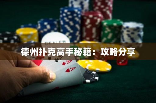 德州扑克高手秘籍：攻略分享