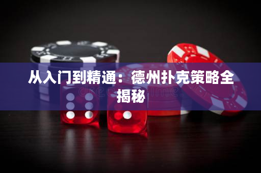 从入门到精通：德州扑克策略全揭秘