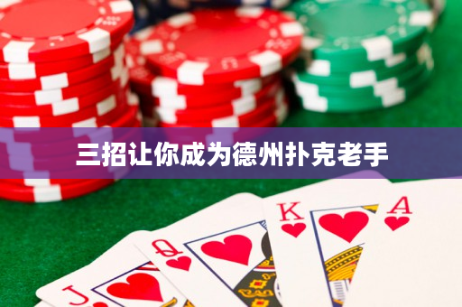 三招让你成为德州扑克老手
