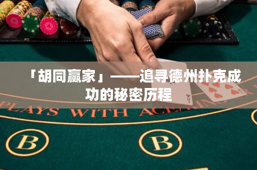 「胡同赢家」——追寻德州扑克成功的秘密历程