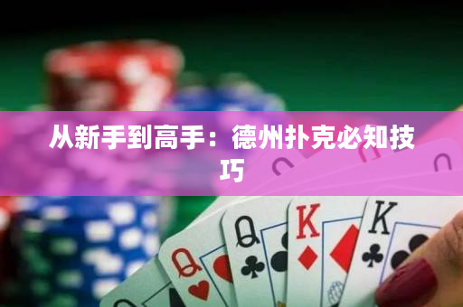 从新手到高手：德州扑克必知技巧