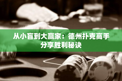 从小盲到大赢家：德州扑克高手分享胜利秘诀