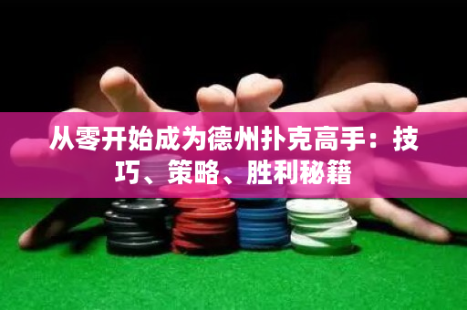 从零开始成为德州扑克高手：技巧、策略、胜利秘籍