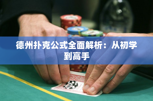 德州扑克公式全面解析：从初学到高手