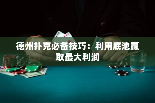德州扑克必备技巧：利用底池赢取最大利润