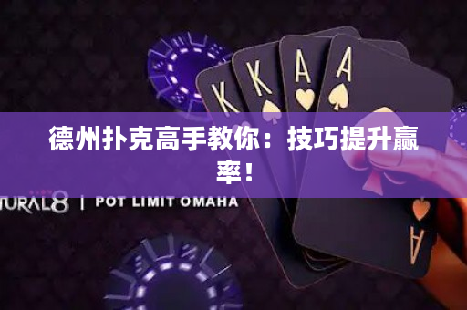 德州扑克高手教你：技巧提升赢率！