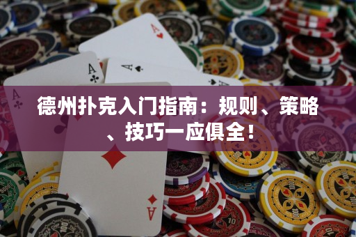 德州扑克入门指南：规则、策略、技巧一应俱全！