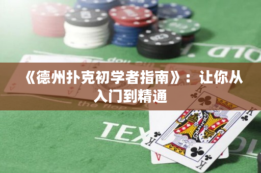 《德州扑克初学者指南》：让你从入门到精通