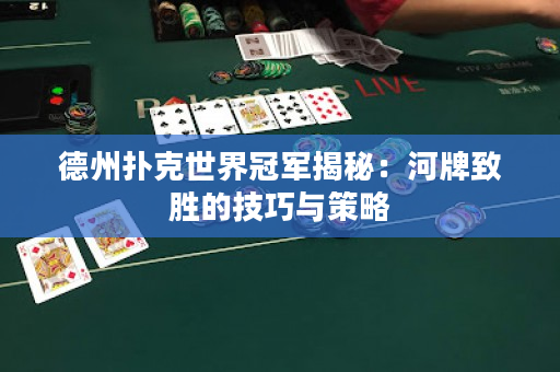 德州扑克世界冠军揭秘：河牌致胜的技巧与策略