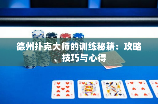 德州扑克大师的训练秘籍：攻略、技巧与心得