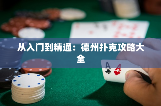 从入门到精通：德州扑克攻略大全