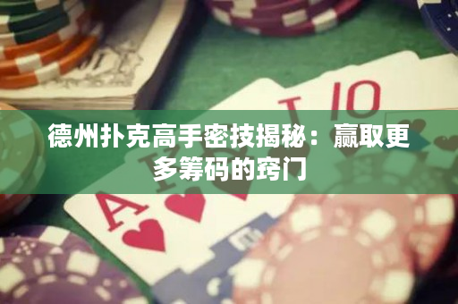 德州扑克高手密技揭秘：赢取更多筹码的窍门