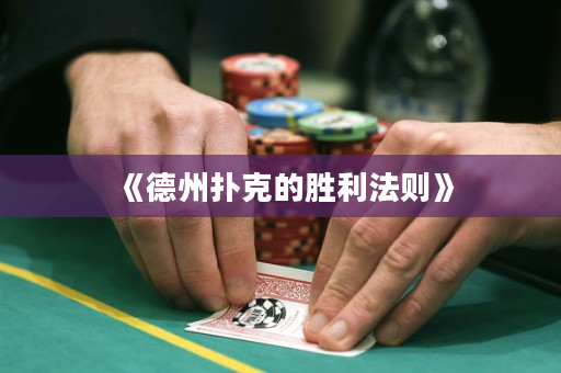 《德州扑克的胜利法则》