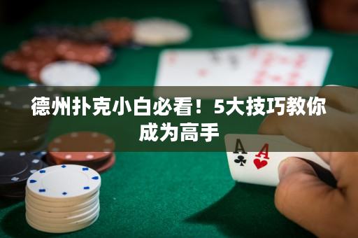 德州扑克小白必看！5大技巧教你成为高手