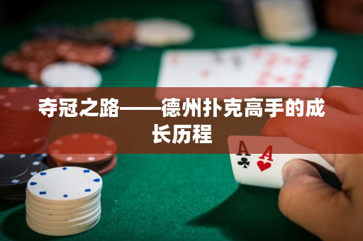 夺冠之路——德州扑克高手的成长历程