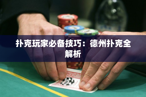 扑克玩家必备技巧：德州扑克全解析