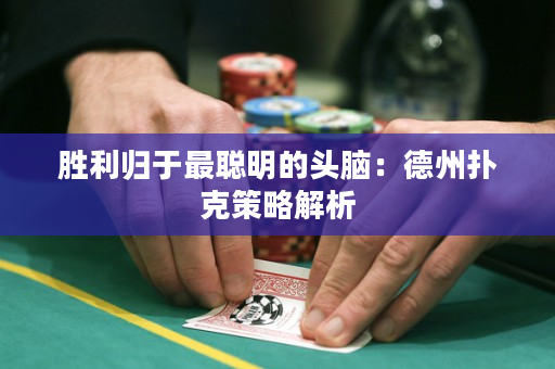 胜利归于最聪明的头脑：德州扑克策略解析