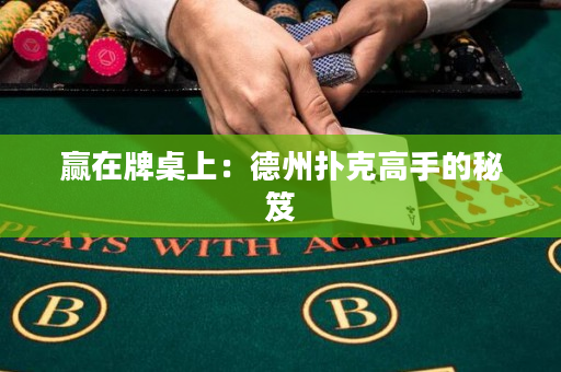 赢在牌桌上：德州扑克高手的秘笈