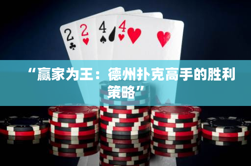 “赢家为王：德州扑克高手的胜利策略”