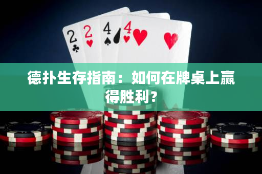 德扑生存指南：如何在牌桌上赢得胜利？