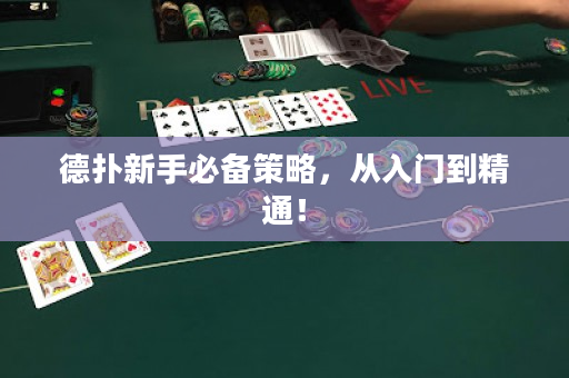德扑新手必备策略，从入门到精通！
